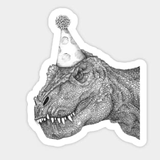 Party Dinosaur Sticker